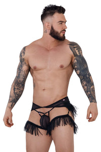 Pikante Pik 1294 Greenman Jockstrap Color Negro