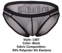 Pikante Pik 1387 Briefs de sens Color noir