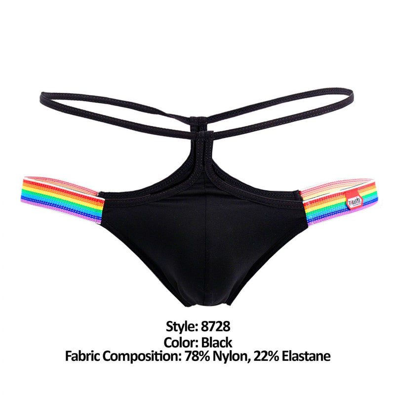 Pikante Pik 8728 Pubs Briefs Color negro