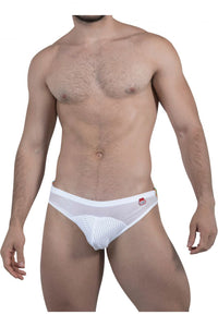 Pikante Pik 9293 Couleur de jockstrap unique blanc