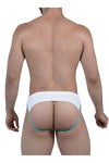 Pikante Pik 9293 Couleur de jockstrap unique blanc