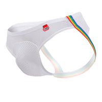 Pikante Pik 9293 Couleur de jockstrap unique blanc