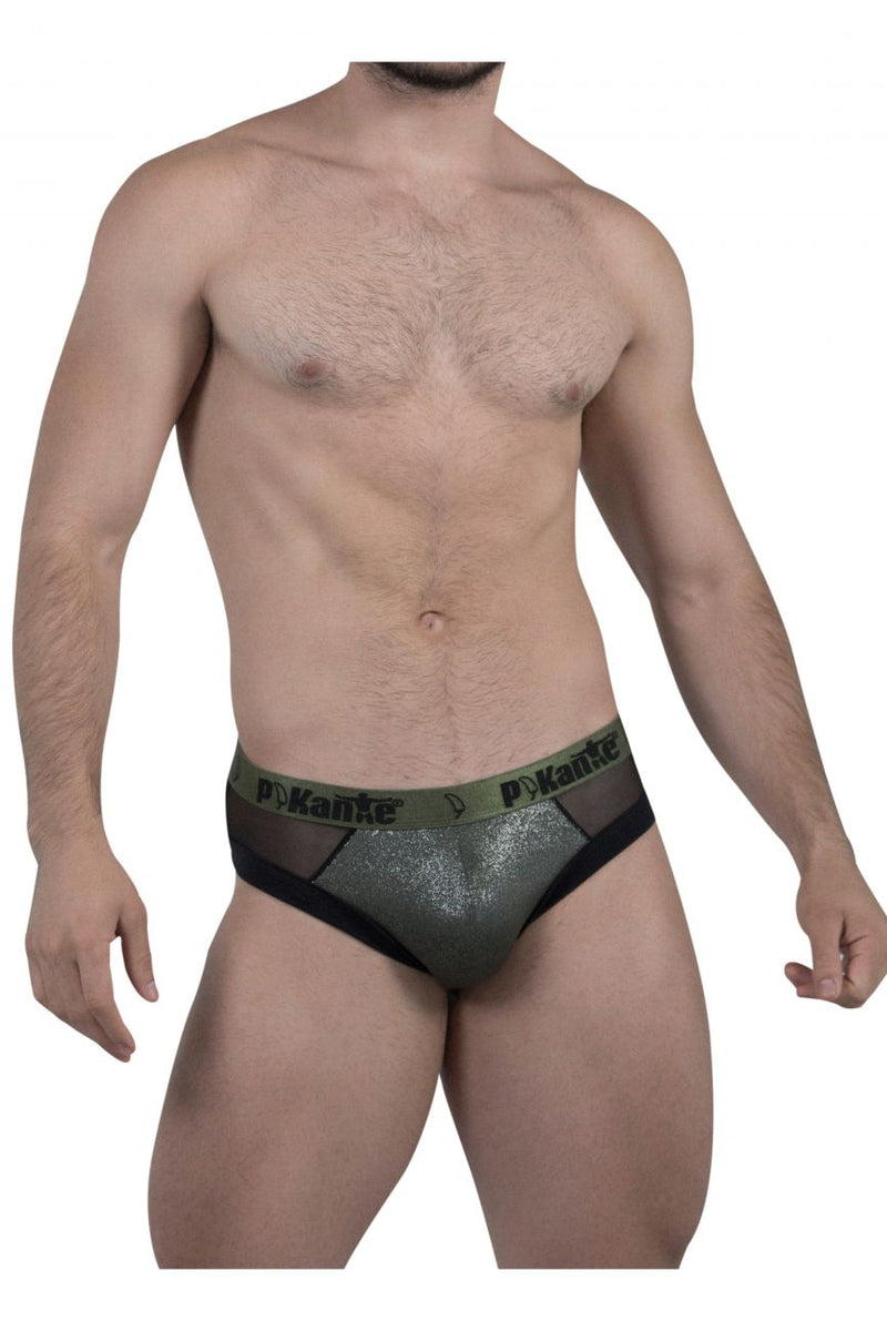 Pikante Pik 9299 Couleur de jockstrap privée vert