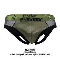 Pikante Pik 9299 Couleur de jockstrap privée vert