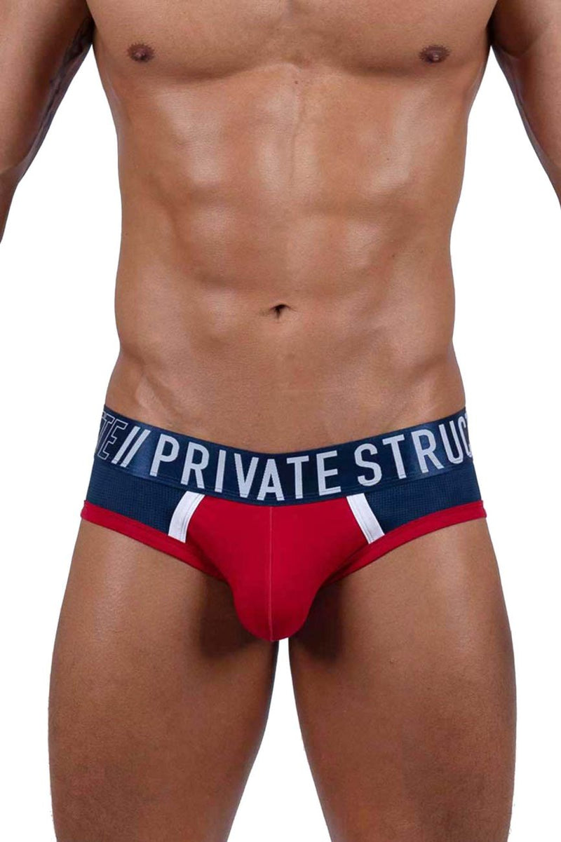 Structure privée Baut4388 Athlète Mini Briefs Color Red Falcon