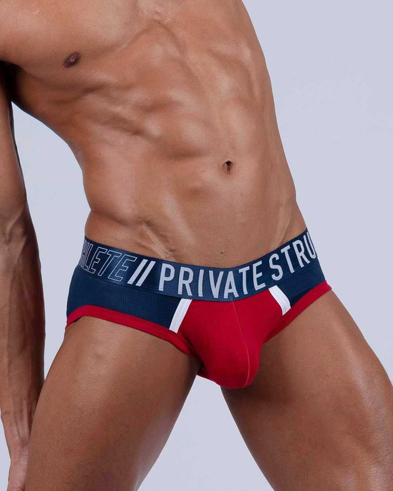 Structure privée Baut4388 Athlète Mini Briefs Color Red Falcon