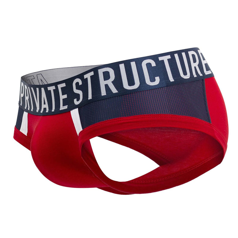 Structure privée Baut4388 Athlète Mini Briefs Color Red Falcon