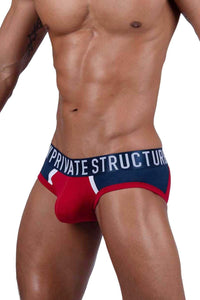 Structure privée Baut4388 Athlète Mini Briefs Color Red Falcon