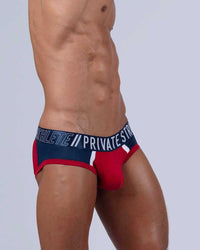 Structure privée Baut4388 Athlète Mini Briefs Color Red Falcon