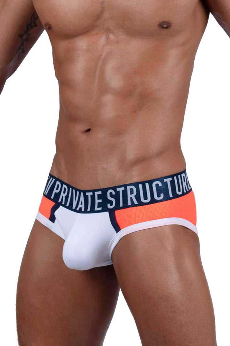 Structure privée Baut4388 Athlète Mini Briefs Color White League