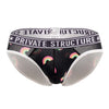 Private Structure EPUX4187 Pride Mini Briefs Color Black Rainbow