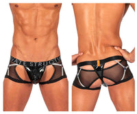 Structure privée LCUT4417 Alpha Low Raist Harness Trunks Color Black