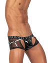 Structure privée LCUT4417 Alpha Low Raist Harness Trunks Color Black