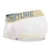 Structure privée Moux4103 Mo Lite Mid Taist Trunks Color blanc