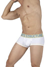 Structure privée Moux4103 Mo Lite Mid Taist Trunks Color blanc