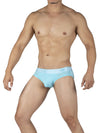 Estructura privada PBUT4378 Bamboo Mid Winist Mini Briefs Color Bright Cyan