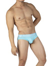 Estructura privada PBUT4378 Bamboo Mid Winist Mini Briefs Color Bright Cyan