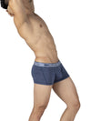 Private Structure PBUT4379 Bamboo Mid Waist Trunks Color Citadel Blue