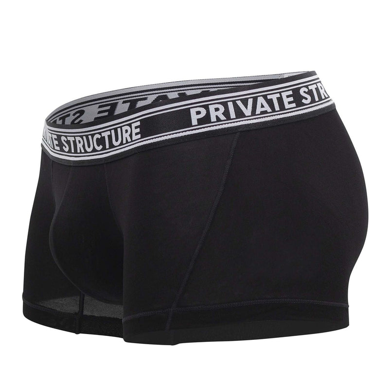 Structure privée PBUT4379 BAMBOI MID TAILLE COURNES COLOR RAVEN NOIR