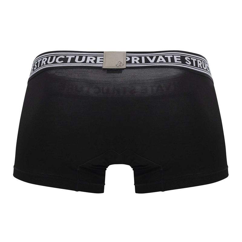 Structure privée PBUT4379 BAMBOI MID TAILLE COURNES COLOR RAVEN NOIR