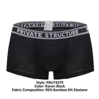 Estructura privada PBUT4379 Bambú de la cintura Mid de la cintura Color Raven Negro