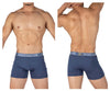 Estructura privada PBUT4380 Bamboo Medio Boxer Briefs Color Citadel Azul