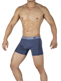 Estructura privada PBUT4380 Bamboo Medio Boxer Briefs Color Citadel Azul