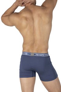 Estructura privada PBUT4380 Bamboo Medio Boxer Briefs Color Citadel Azul