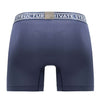 Private Structure PBUT4380 Bamboo Mid Waist Boxer Briefs Color Citadel Blue