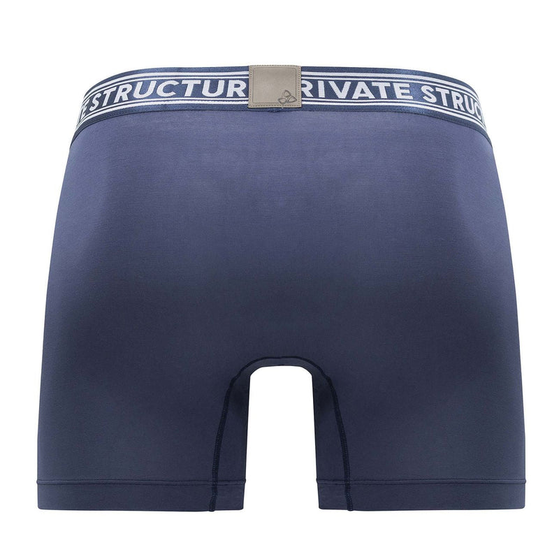 Estructura privada PBUT4380 Bamboo Medio Boxer Briefs Color Citadel Azul