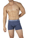 Private Structure PBUT4380 Bamboo Mid Waist Boxer Briefs Color Citadel Blue