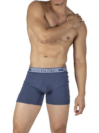 Estructura privada PBUT4380 Bamboo Medio Boxer Briefs Color Citadel Azul