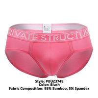 Structure privée PBUZ3748 Platinum Bamboo Contour Briefs Couleur Blush