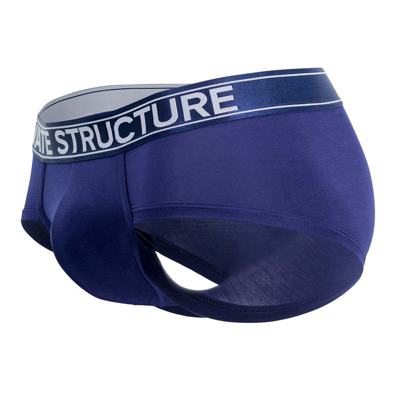 Structure privée PBUZ3748 Platinum Bamboo Briefs Color Midnight Navy