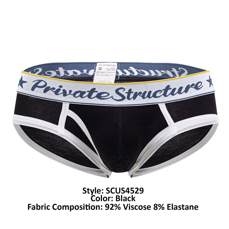 Estructura privada SCUS4529 Classic Mid Winist Mini Briefs Color Negro