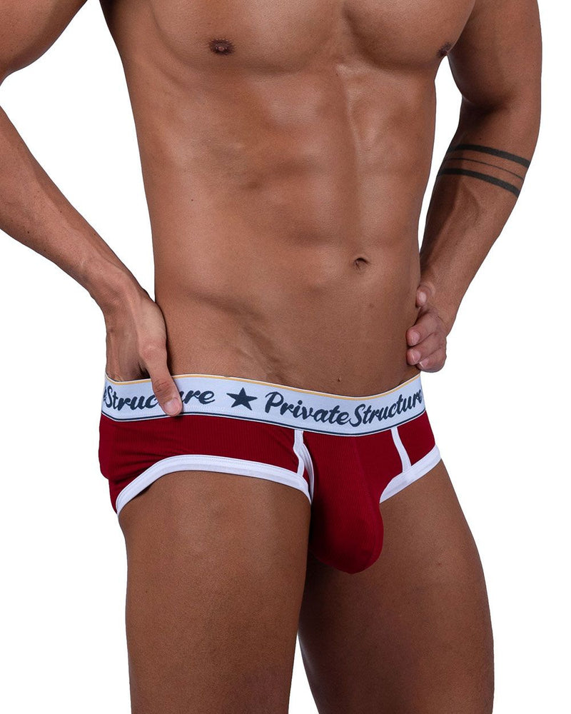 Estructura privada SCUS4529 Classic Mid Winist Mini Briefs Color rojo