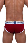 Estructura privada SCUS4529 Classic Mid Winist Mini Briefs Color rojo