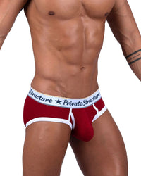 Estructura privada SCUS4529 Classic Mid Winist Mini Briefs Color rojo