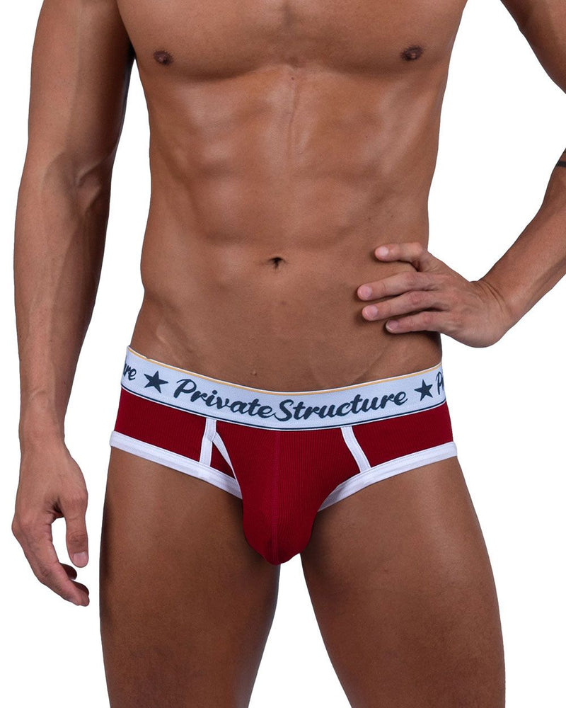 Estructura privada SCUS4529 Classic Mid Winist Mini Briefs Color rojo