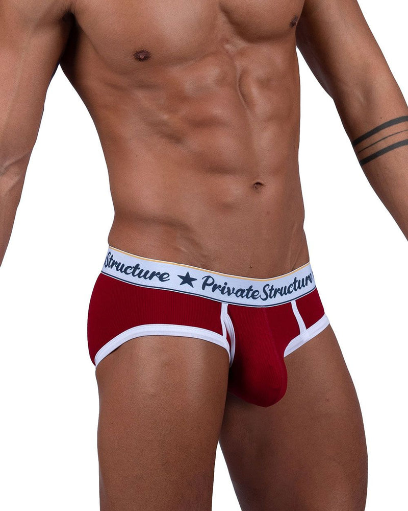 Estructura privada SCUS4529 Classic Mid Winist Mini Briefs Color rojo