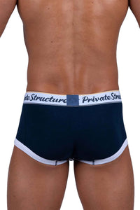 Private Structure SCUS4530 Classic Mid Waist Trunks Color Navy