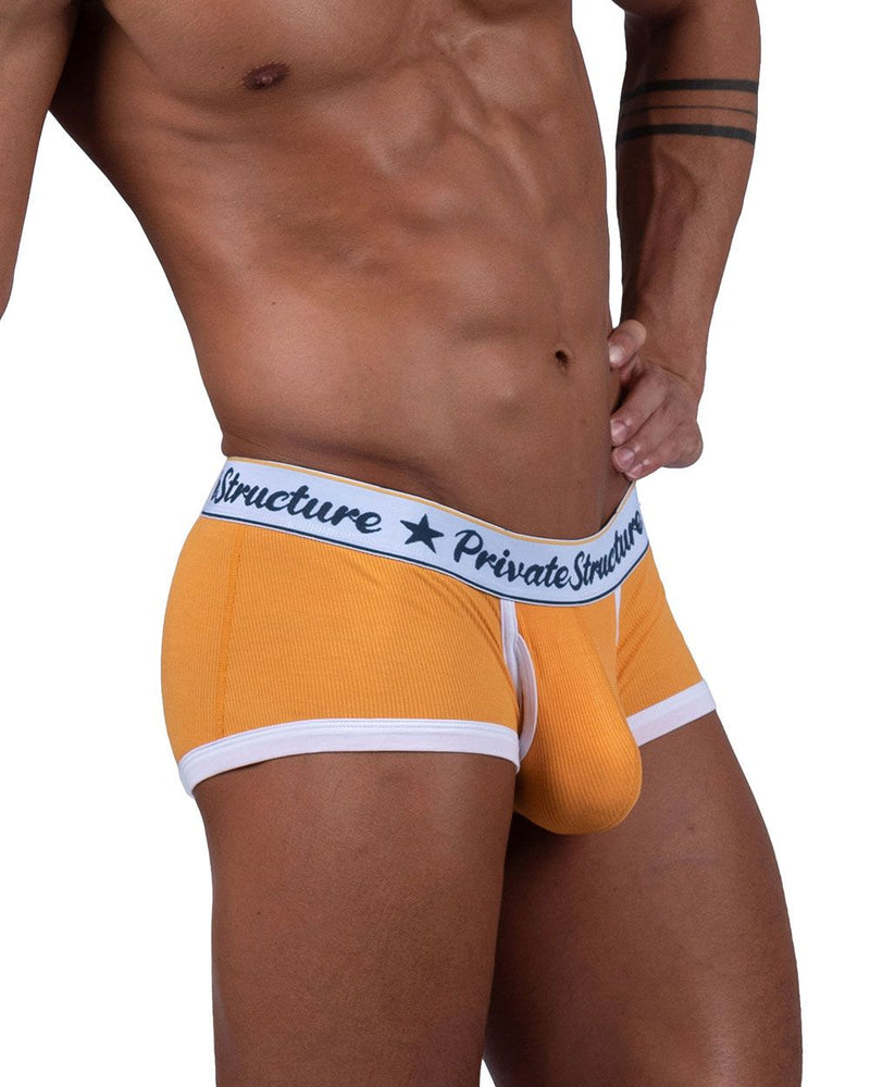 Estructura privada SCUS4530 Classic Mid Waist Trunks color naranja