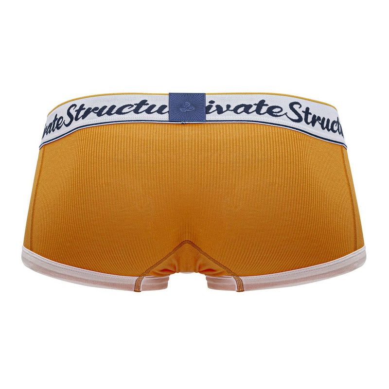 Estructura privada SCUS4530 Classic Mid Waist Trunks color naranja