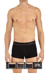 Rico 250108 3PK Brazilian Trunks Color Black-Gray