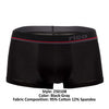 RICO 250108 3PK BRAZILIAN TRUNKS रंग ब्लैक-ग्रे