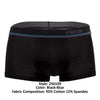 Rico 250109 3pk Trunks brasileño color negro azulado