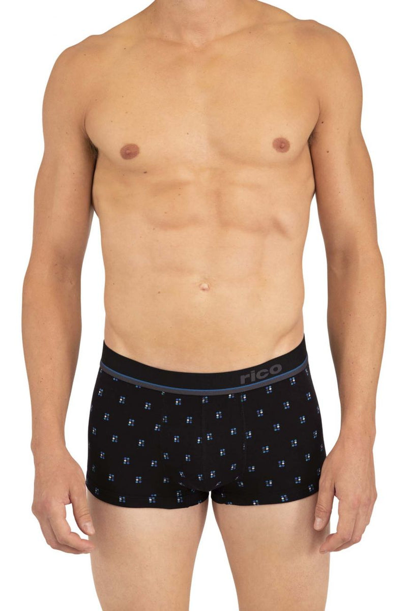 Rico 250109 3pk Trunks brasileño color negro azulado