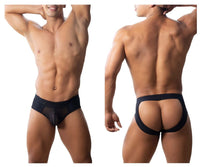 Roger Smuth RS012-1 Color de la atapa de JockStrap Negro