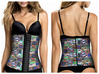 TrueShapers 1041 Latex free Waist Training Cincher Color 04-Print