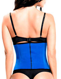 TrueShapers 1061 Latex free Workout Waist Training Cincher Color Blue